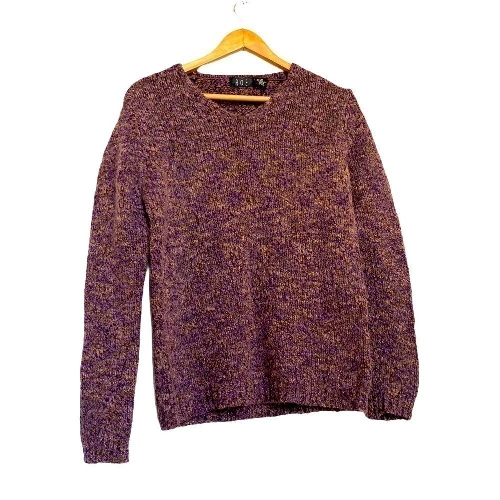 Purple Roe Wool Blend Sweater Medium